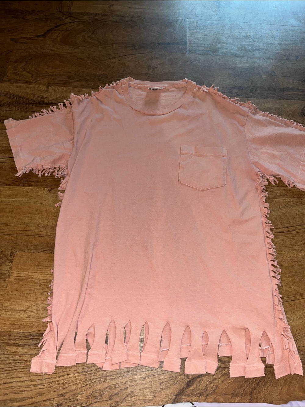 Pink Fringe Tassel Shirt men’s large